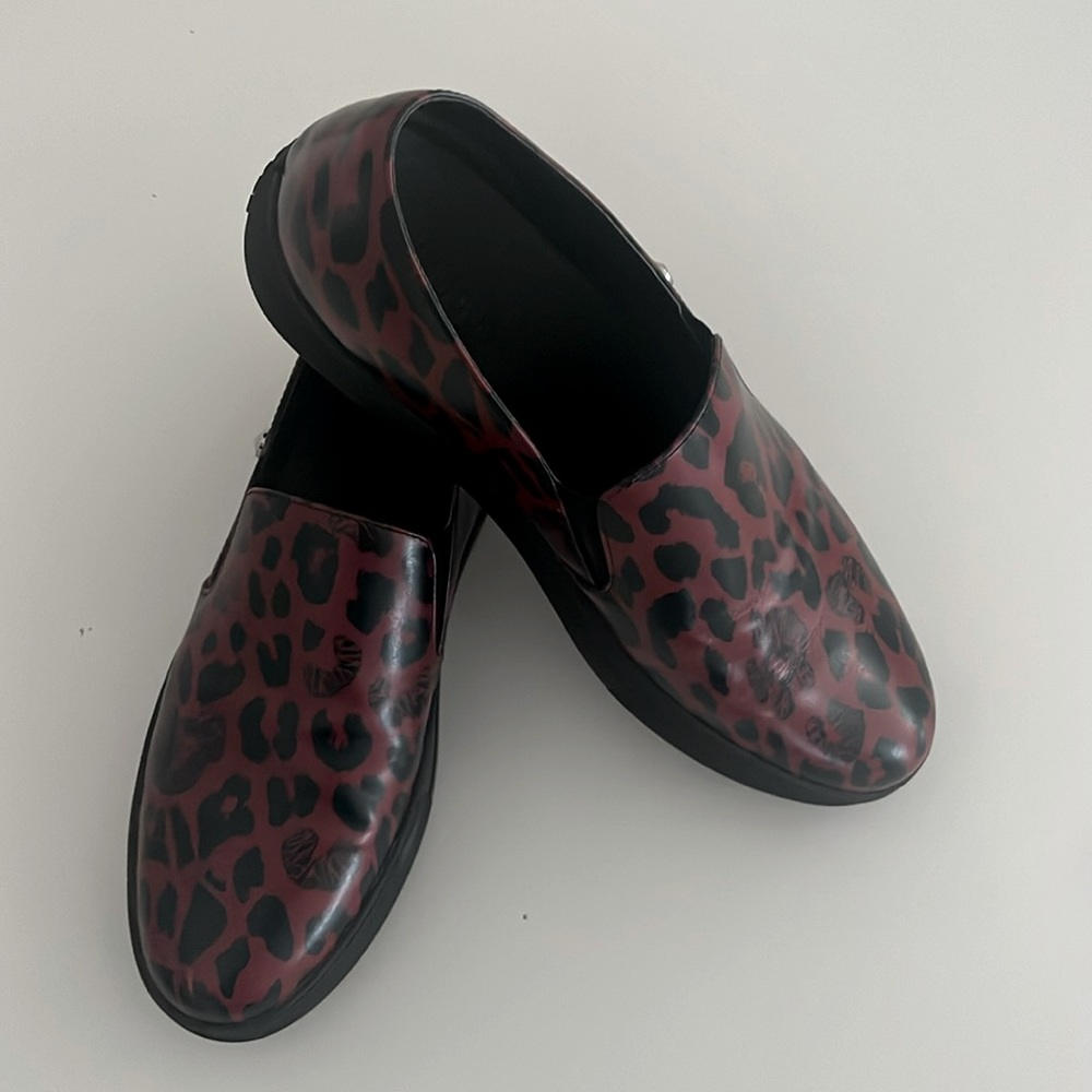 Versace Versus slip-on red & black loafers/sneakers, 40